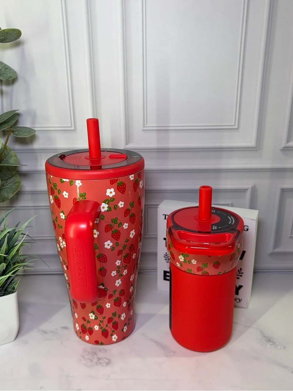 Brumate Strawberry Garden Era 30oz & Leap Bundle BNWT